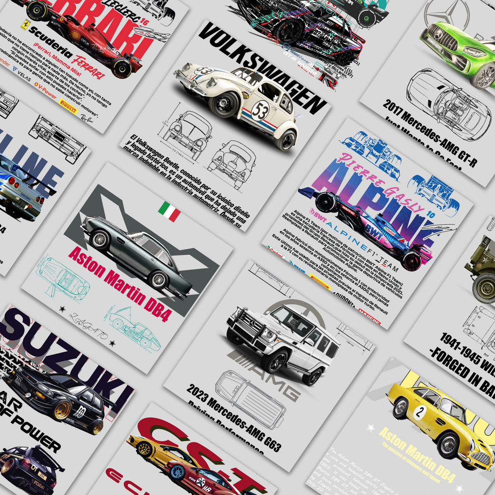 1k+ Premium Car+Bike Graphics Bundle