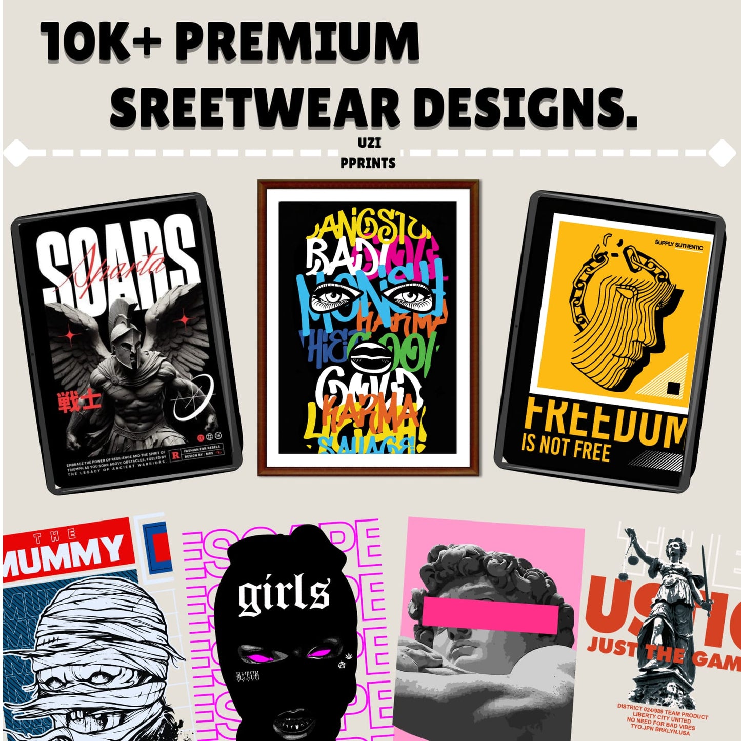 10K+Premium Streetwear Graphic Bundle