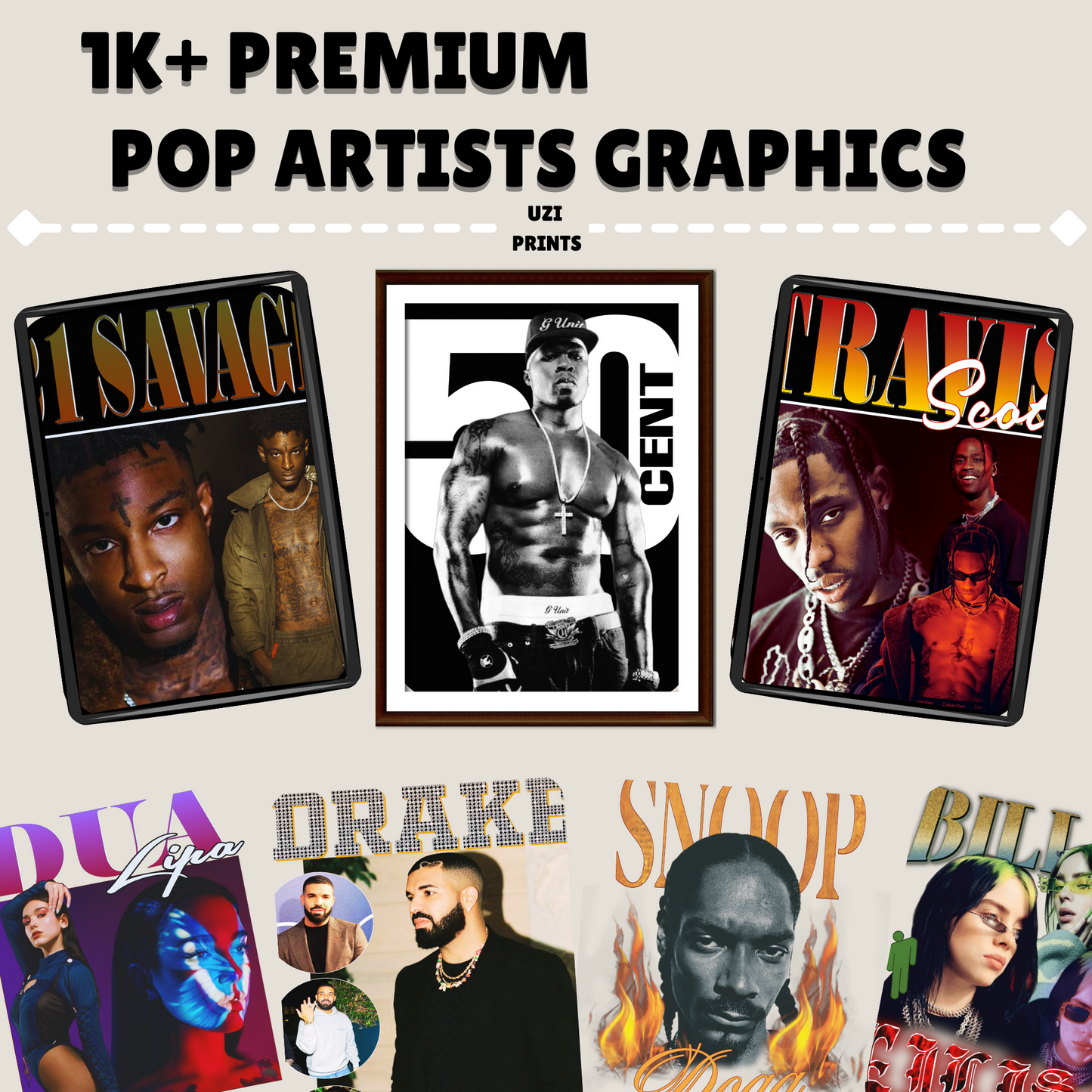 Ultra Premium POP~Artists Graphics Bundle
