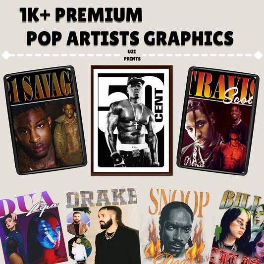 Ultra Premium POP~Artists Graphics Bundle