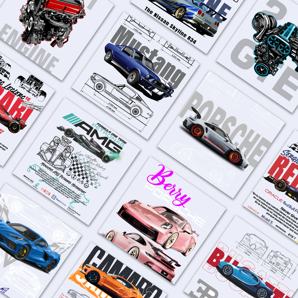 1k+ Premium Car+Bike Graphics Bundle