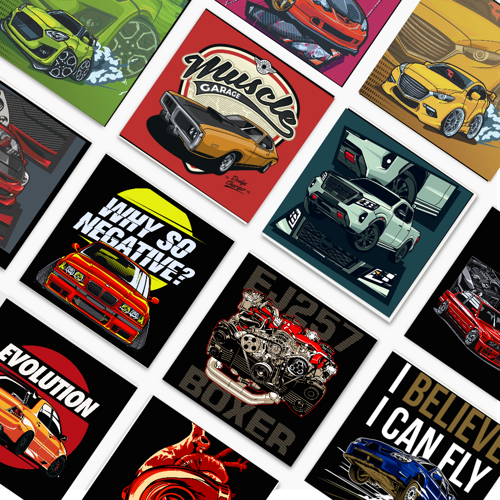 1k+ Premium Car+Bike Graphics Bundle
